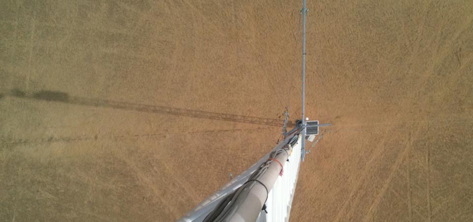 Blick vom Mast in die Sahara - Ägypten